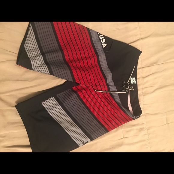 Kids DC Swimming Trunks - Picture 1 of 3